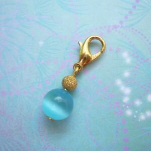 Dangle - Blue Jewel - Charm for Memory Lockets