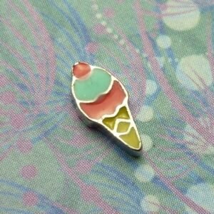 Ice Cream - Yum - Charm for Memory Lockets