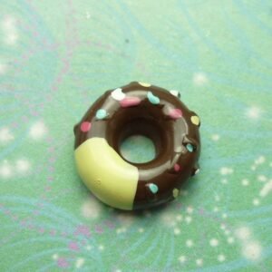 Jumbo Donut - Chocolate - Charm for Memory Lockets